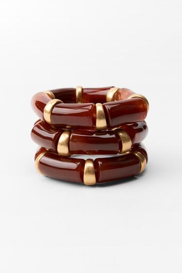 SADA 3 ELASTICKCH NRAMK - Burgundsk od Zara