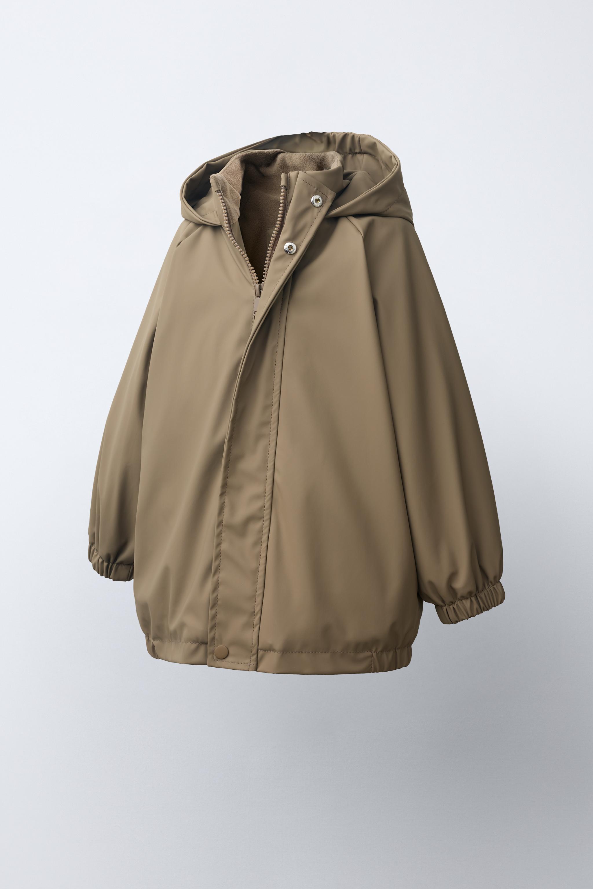 Детские куртки Zara RUBBERIZED WATER REPELLENT RAINCOAT — фото 3