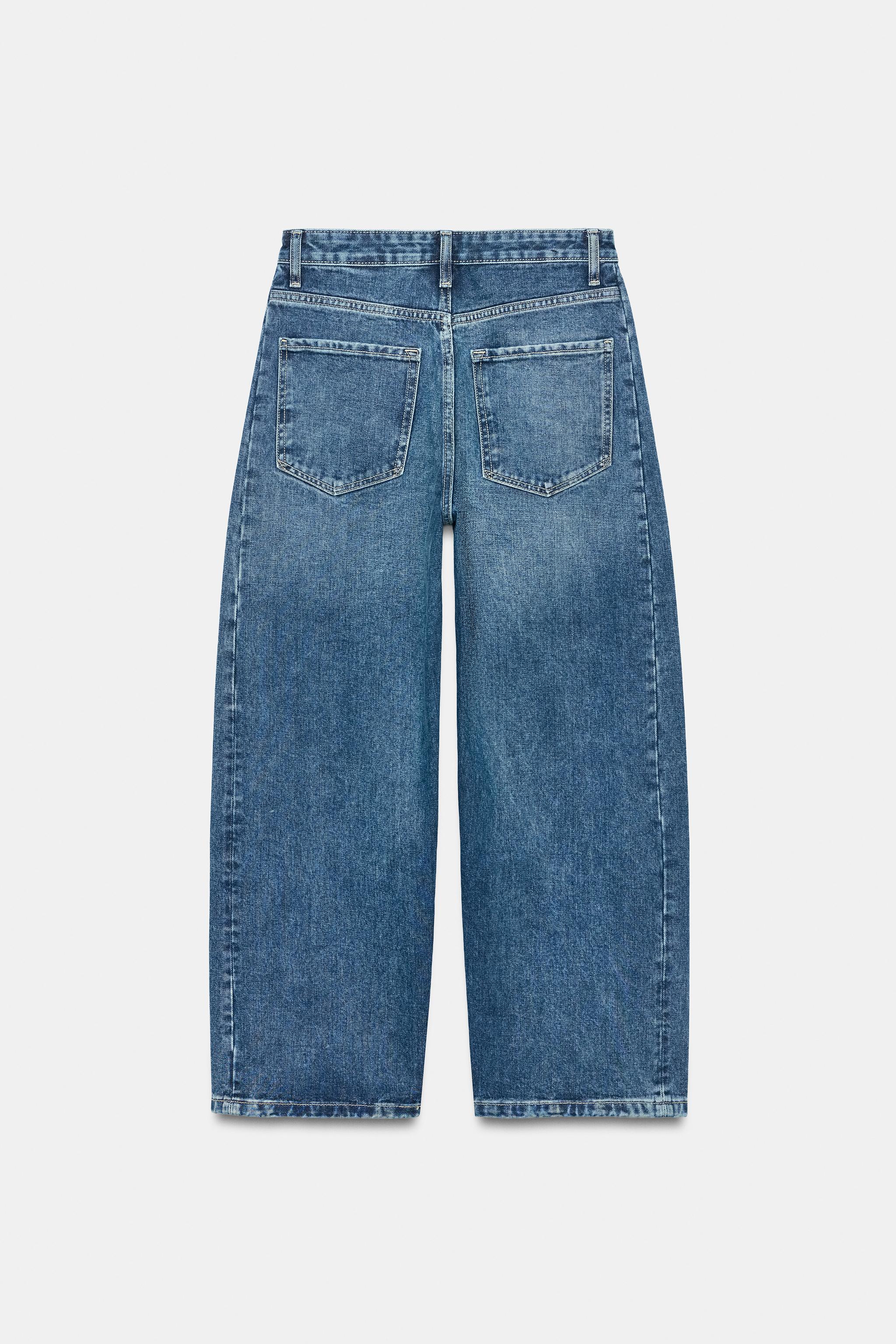 ZW COLLECTION MID-RISE ANKLE RELAXED JEANS