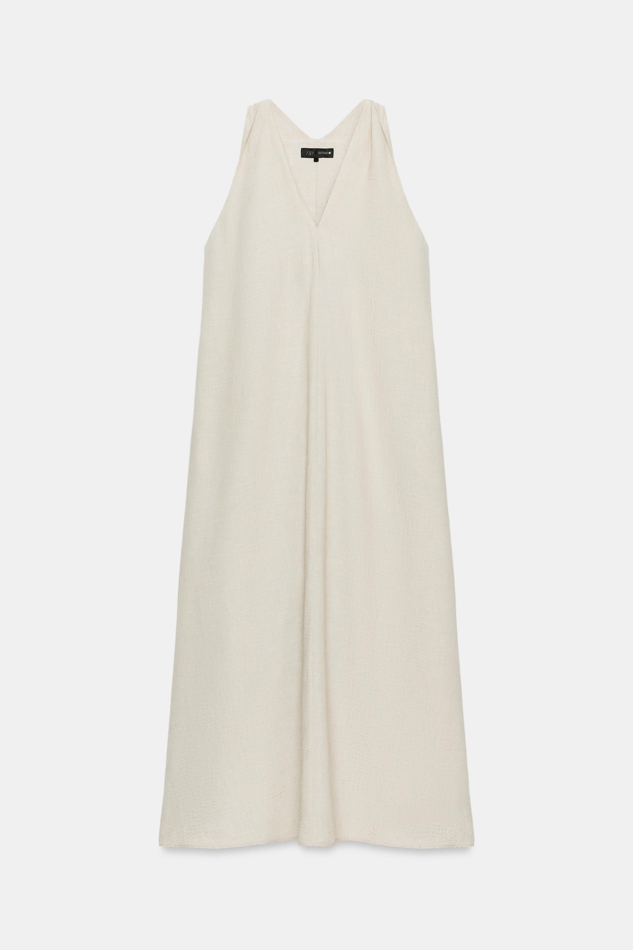 VOLUMINOUS RUSTIC MIDI DRESS