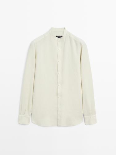 Chemise slim à col mao -  de Zara - Image 0