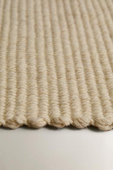 WOOL CARPET RUNNER - Ecru by Zara - Image 2