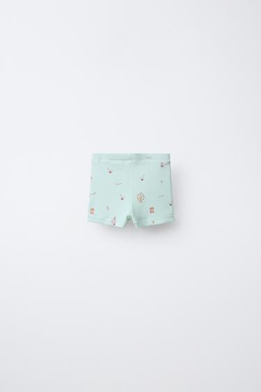 AGES 1-6 / CIRCUS BOXER SWIMSUIT - Sea green by Zara - Image 1