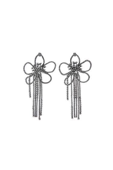 JEWEL FLORAL EARRINGS