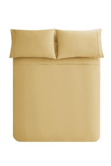 SATEEN DUVET COVER (300 THREAD COUNT) - Pastel yellow by Zara