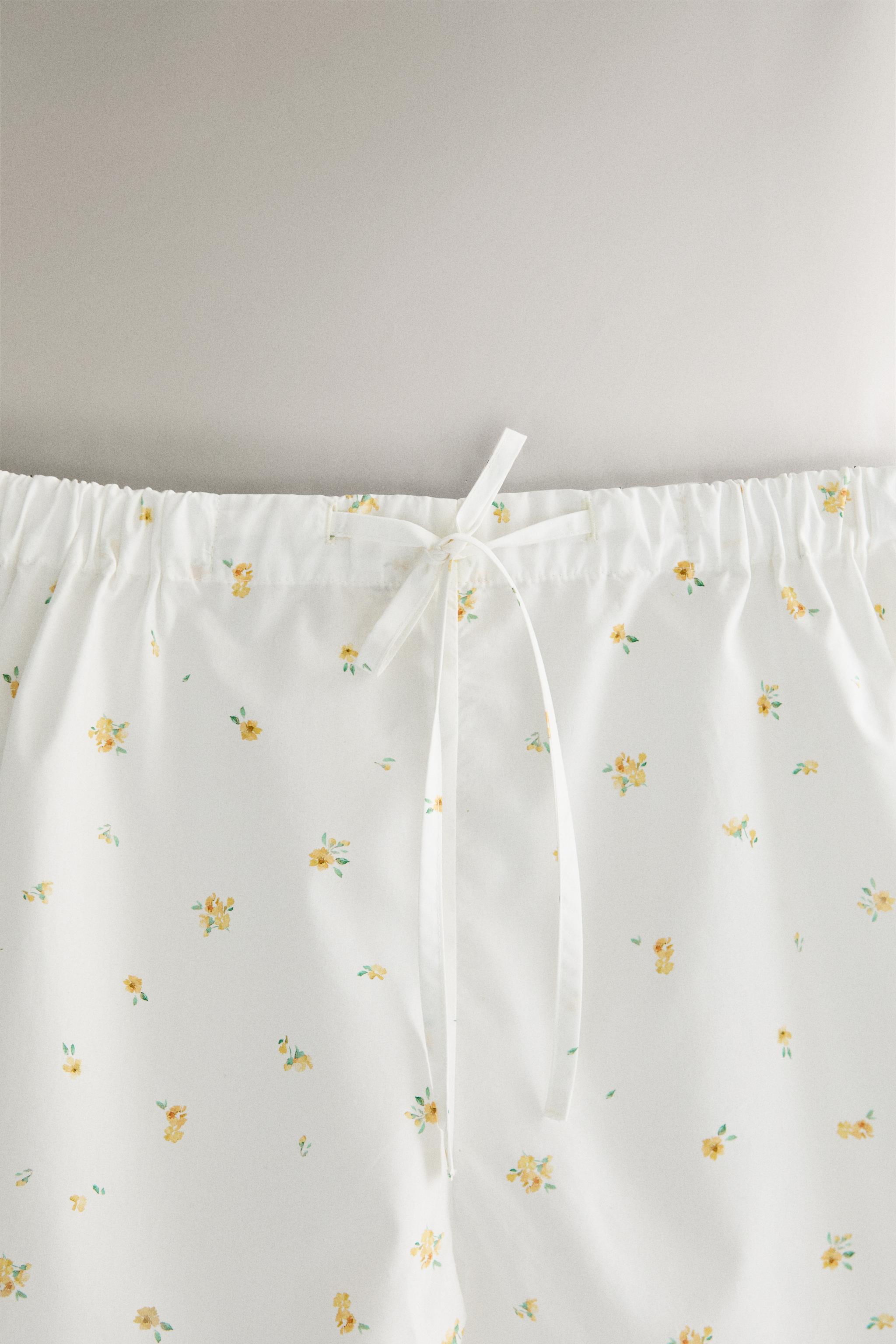 FLORAL COTTON SHORTS