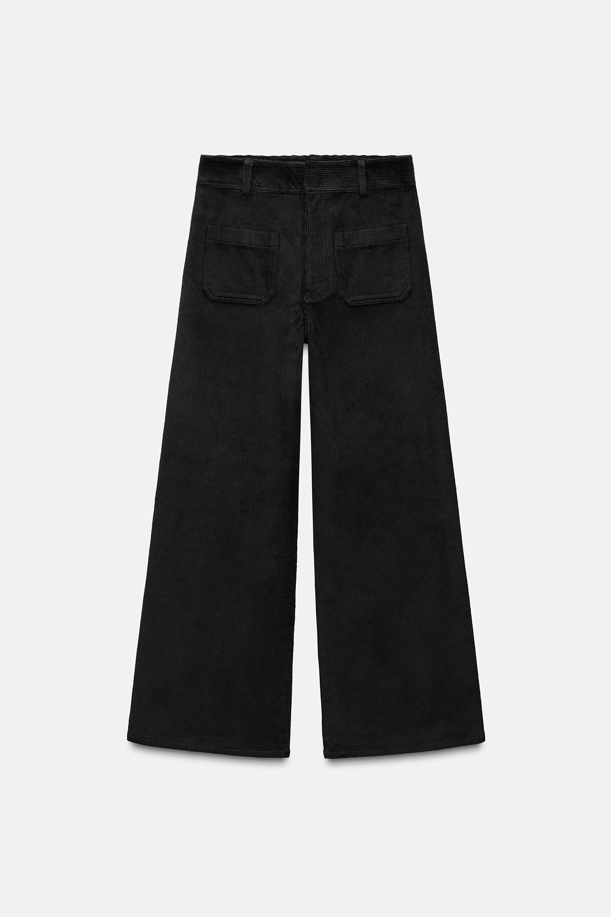 ZWコレクション コーデュロイパンツ - ブラック | ZARA Japan / 日本 ZWコレクション コーデュロイパンツ - ブラック | ZARA Japan / 日本