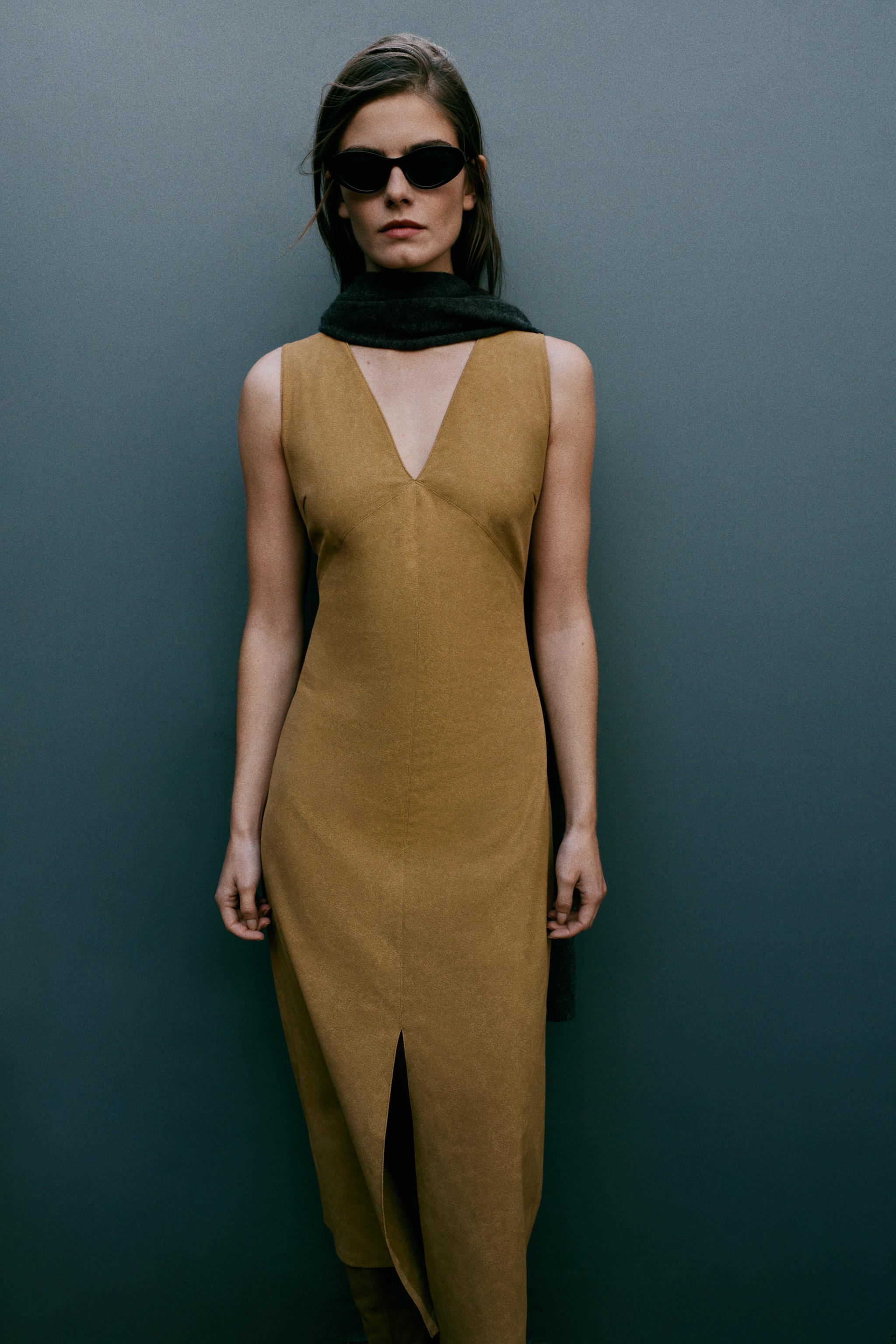 ROBE MI-LONGUE EFFET DAIM