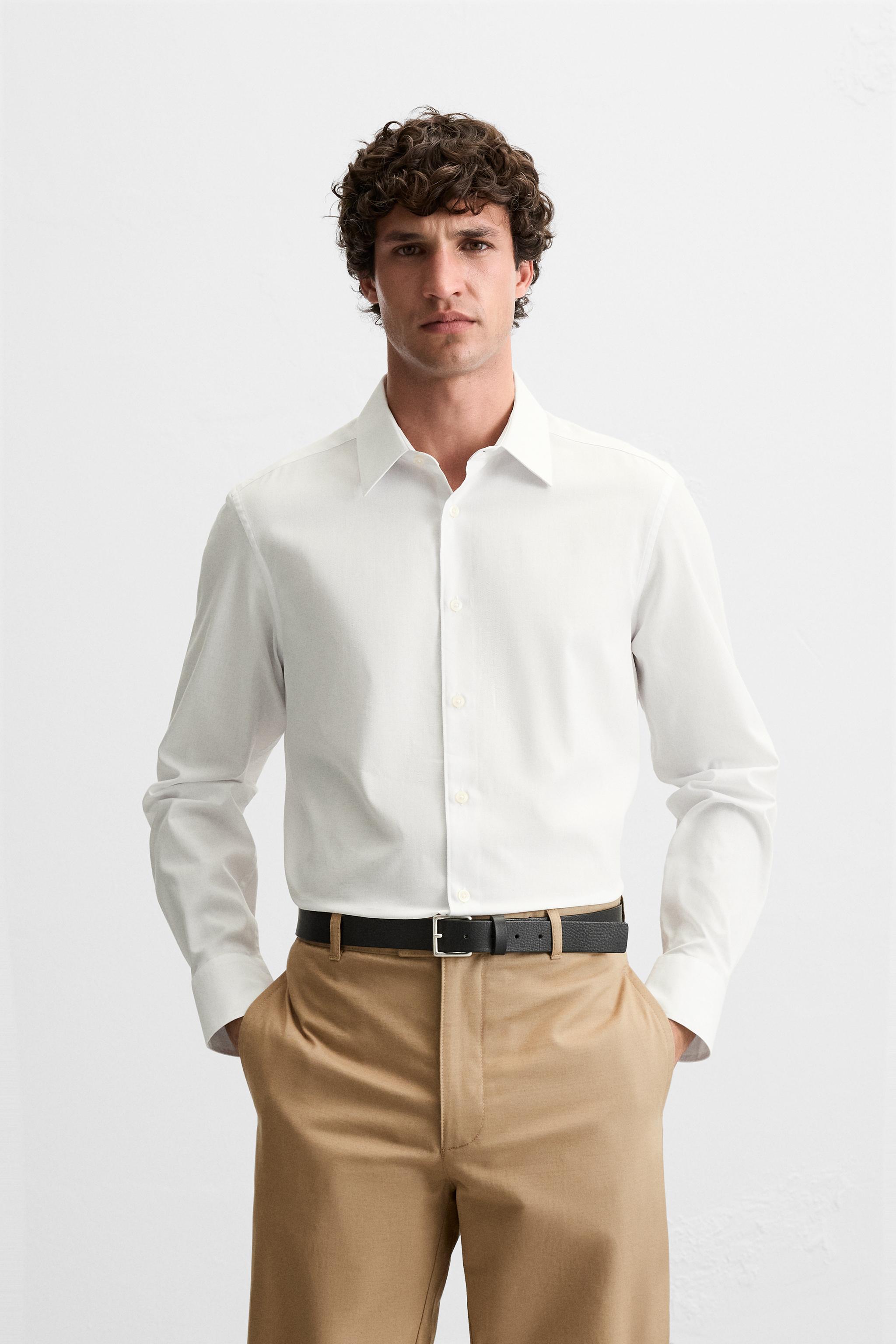 Camisas Blancas Camisas Zara Hombre Slim Fit Oxford Shirt Zara