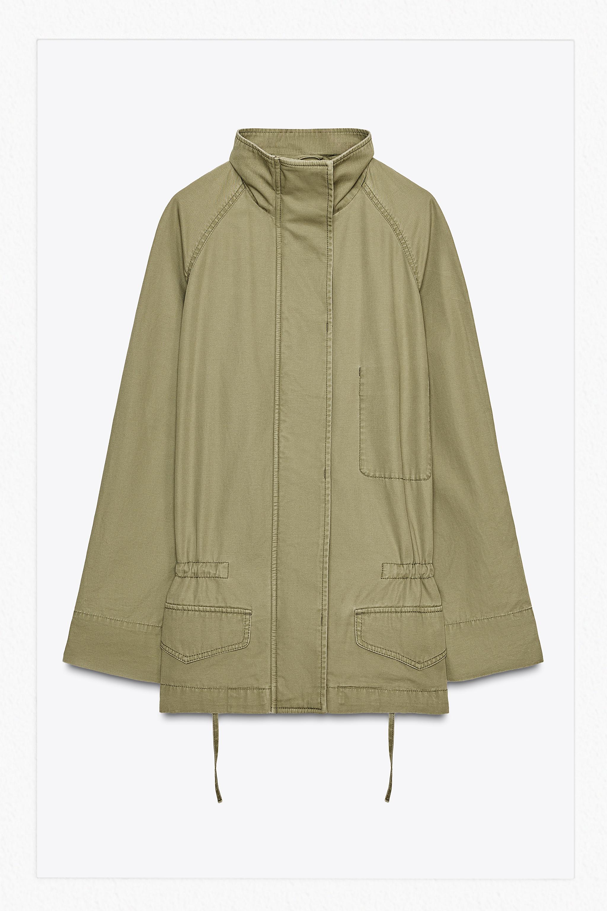 ZARA ウールオーバーサイズコート グレー パーカー ジャケット アウター ZARA(ザラ)の「オーバーサイズコート」 - PARTE