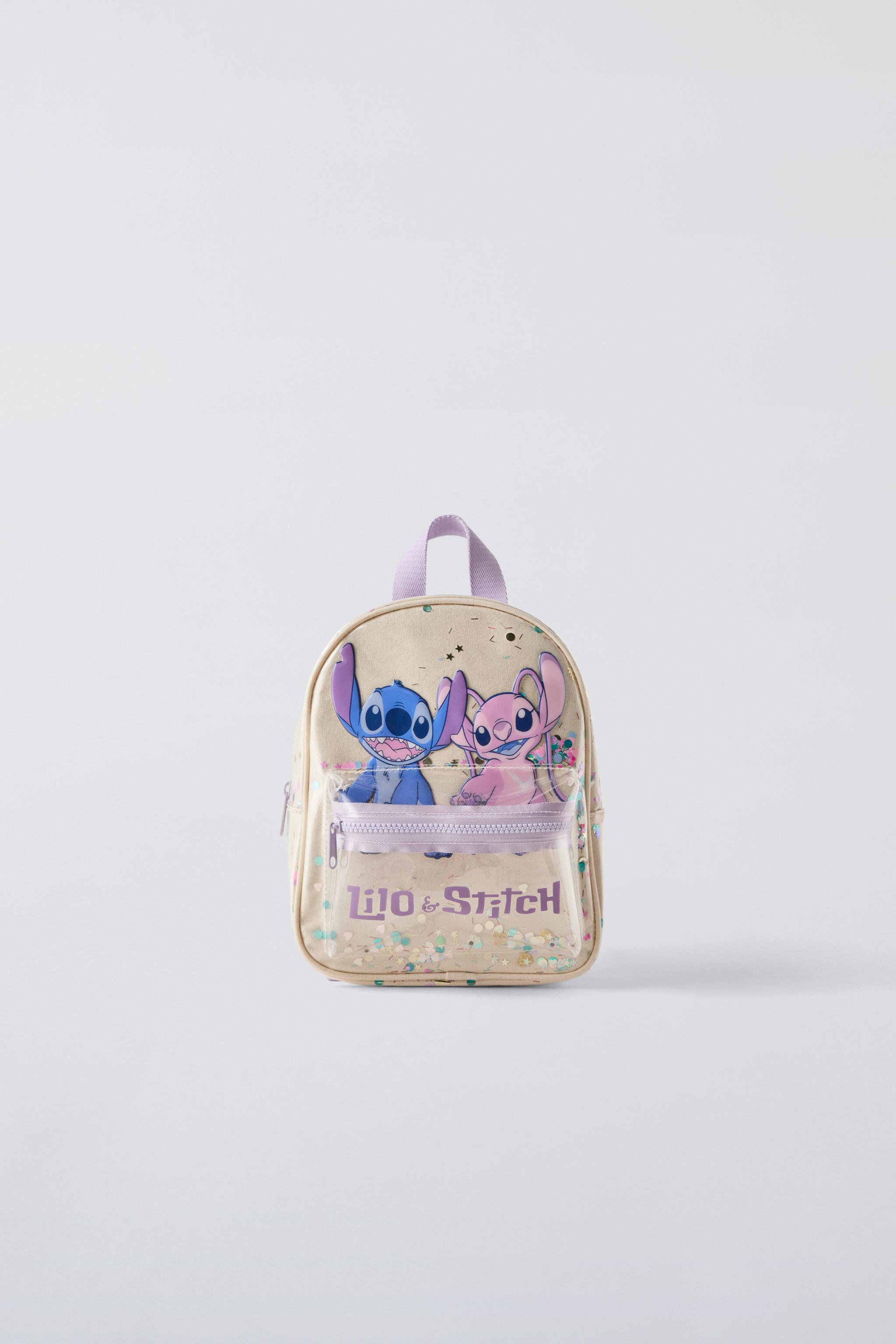 LILO STITCH DISNEY MINI VINYL BACKPACK Ecru White ZARA United Kingdom