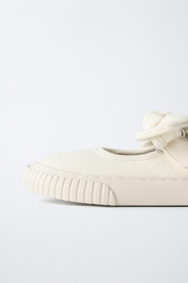 BAREFOOT SNEAKERS - White by Zara - Image 4