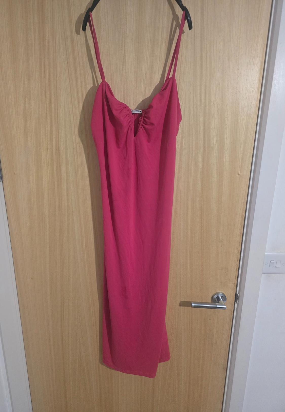 CAMISOLE DRESS WITH GATHERED DETAIL - Image 2