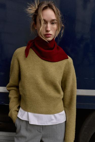 JERSEY PUNTO SOFT - Verde claro de Zara