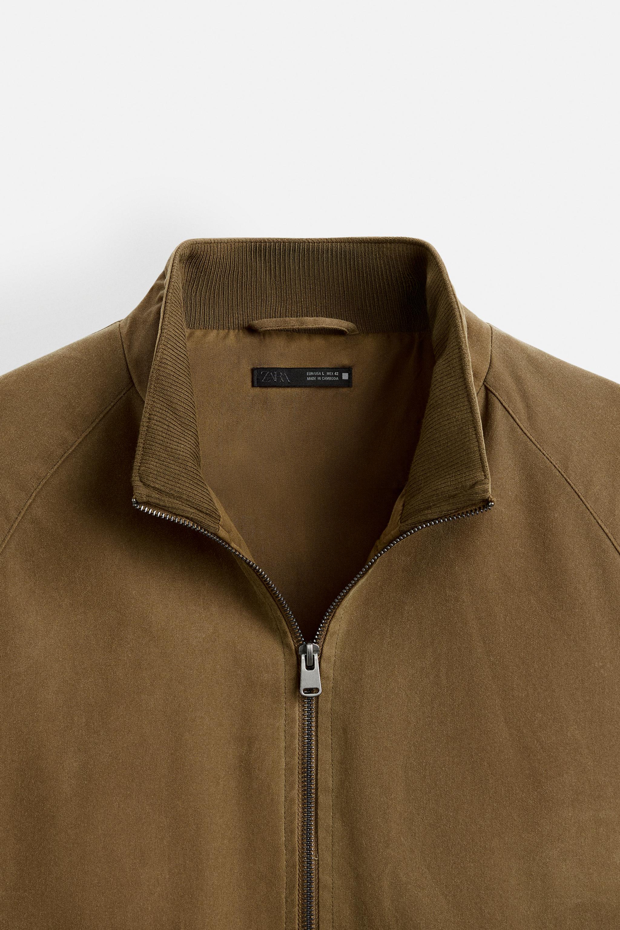 WAXED EFFECT JACKET - Blue | ZARA United States