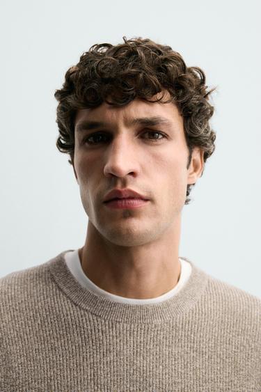 PURL KNIT SWEATER - Mink marl by Zara - Image 4