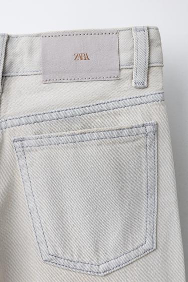 JEANS BOOTCUT À CLOUS - Gris de Zara - Image 3