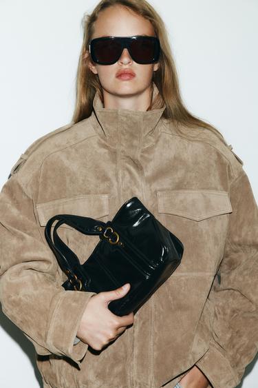 SAC DÉTAILS MÉTALLIQUES - Noir de Zara