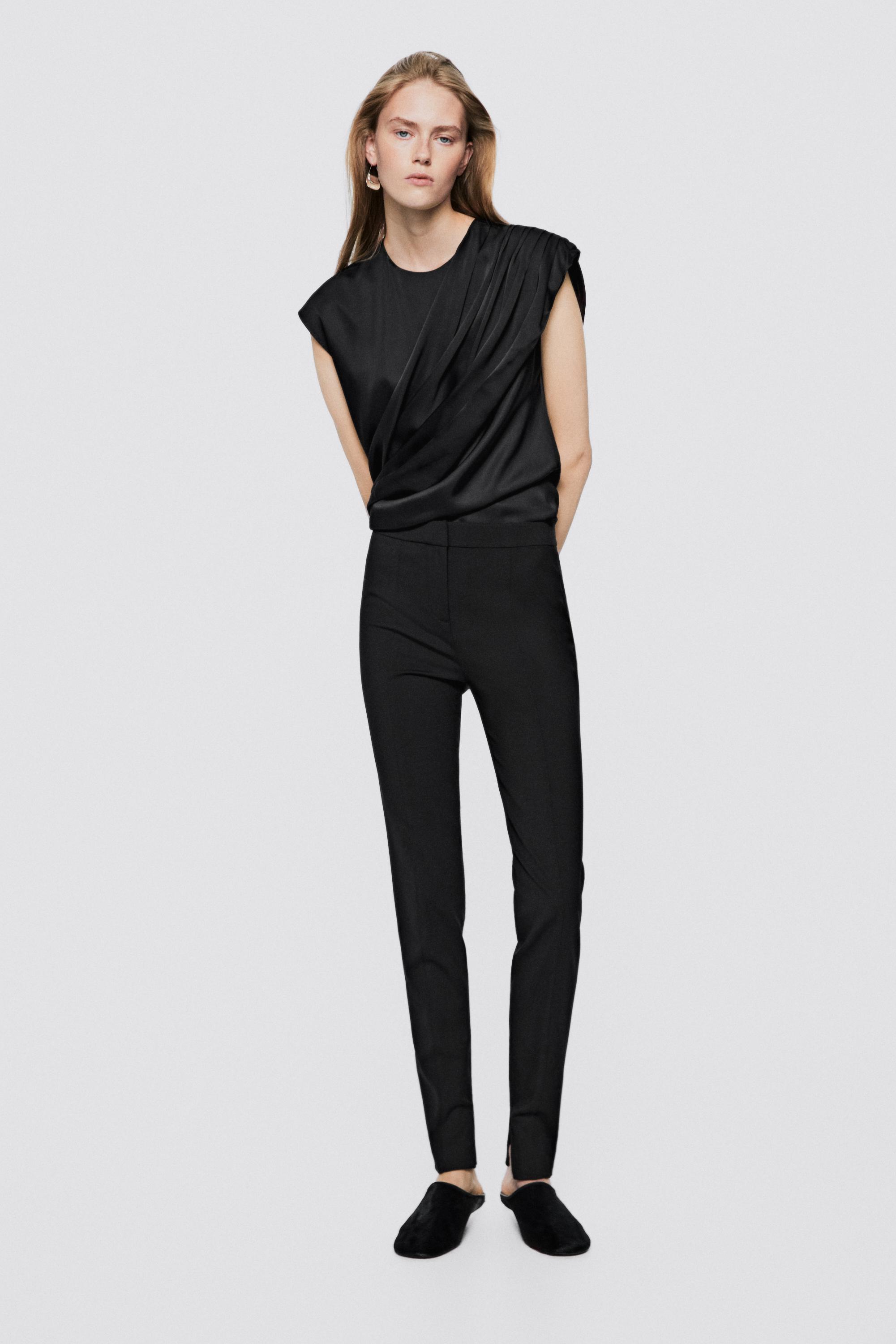 Skinny fit pants with zip hem - LIMITED EDITION