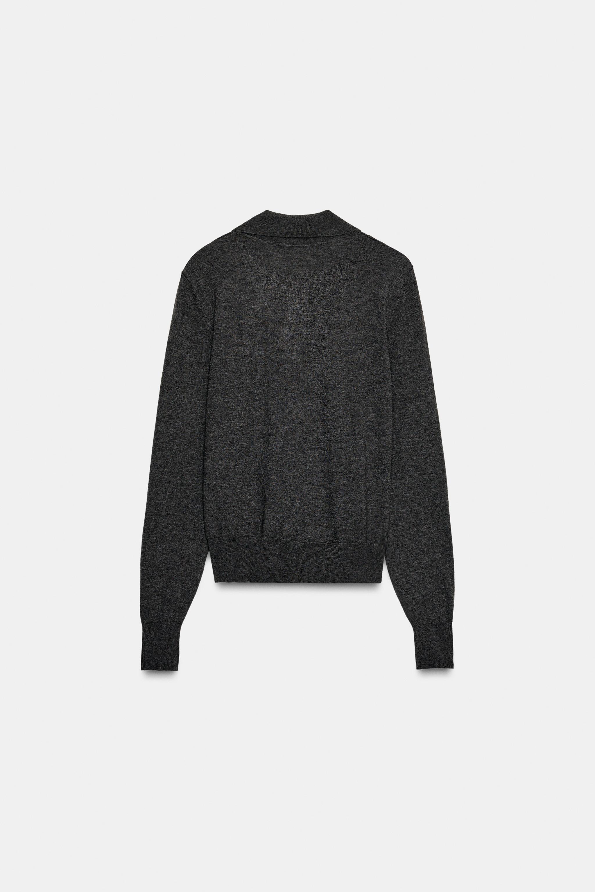 WOOL BLEND POLO SHIRT WITH POCKET