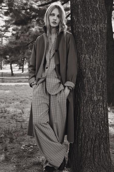 Zara REVERSIBLE TRENCH COAT ZW COLLECTION - Caramel