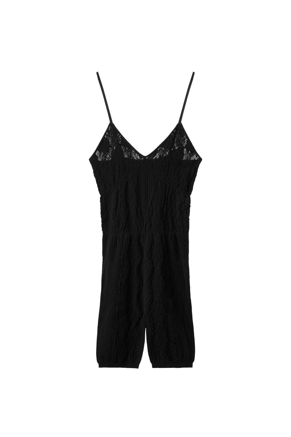 SEAMLESS LACE SHORT JUMPSUIT - image 3