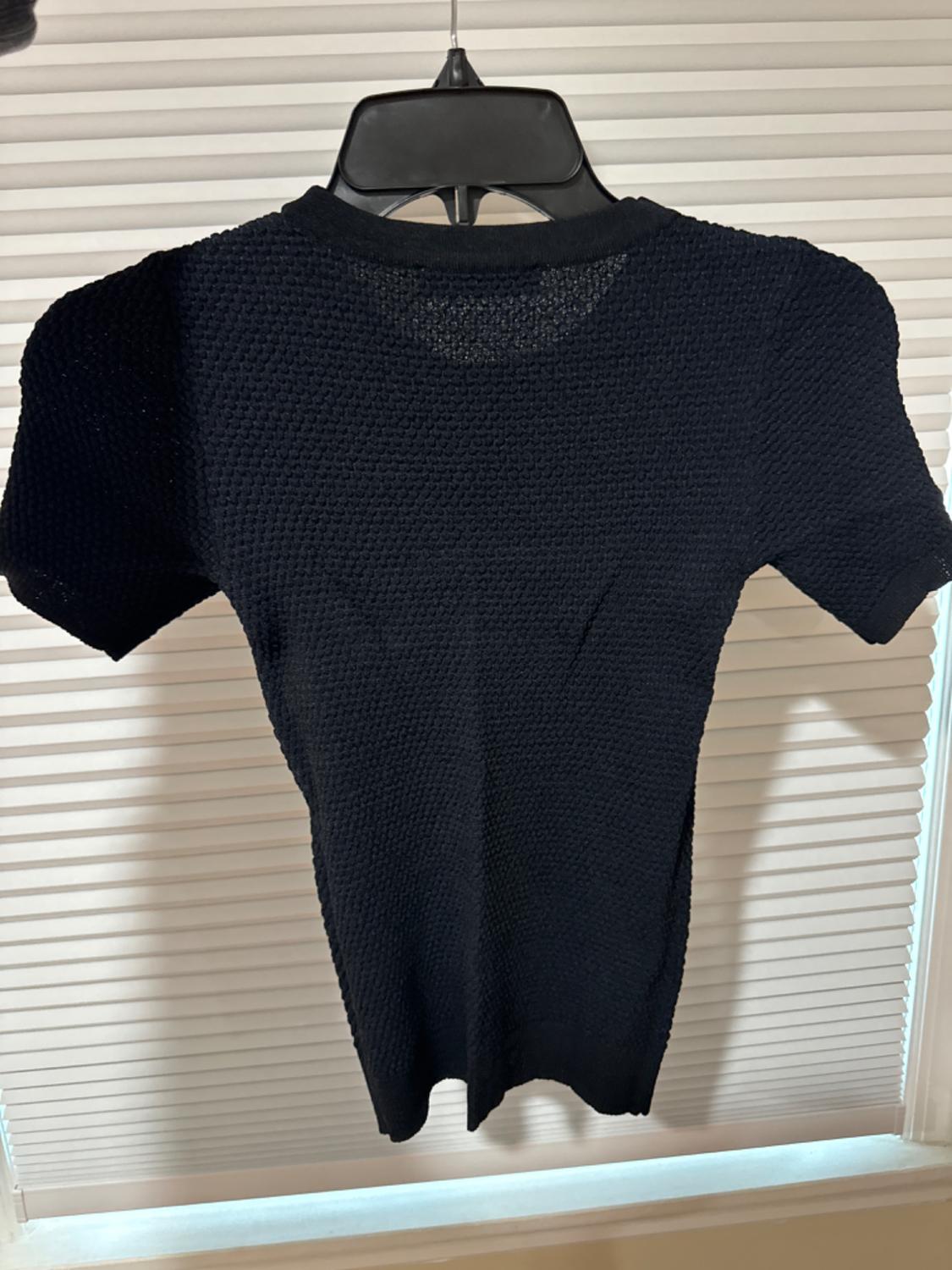 ZARA KNIT SHORT SLEEVE TOP - Image 2