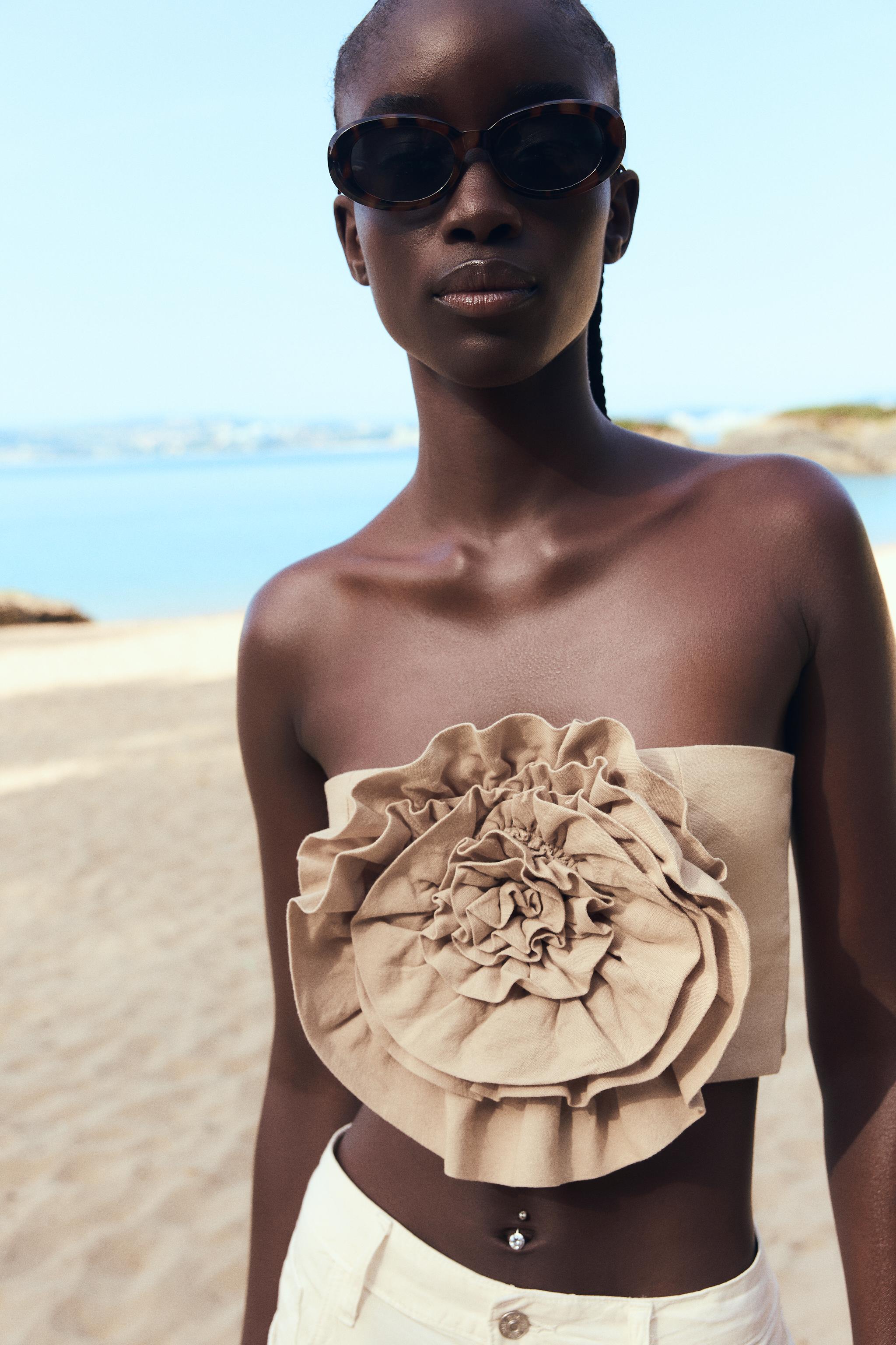 Frilled Floral Blouse