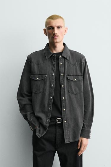 WESTERN DENIMSKJORTE - kul fra Zara