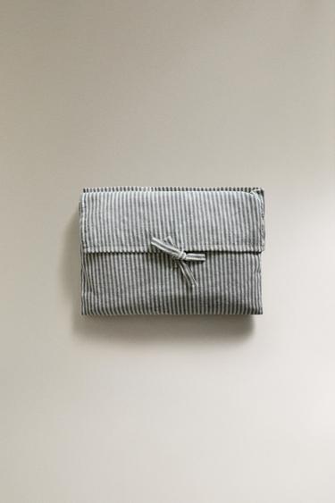 HOUSSE MATELAS À LANGER BÉBÉ RAYURES - Gris de Zara - Image 3