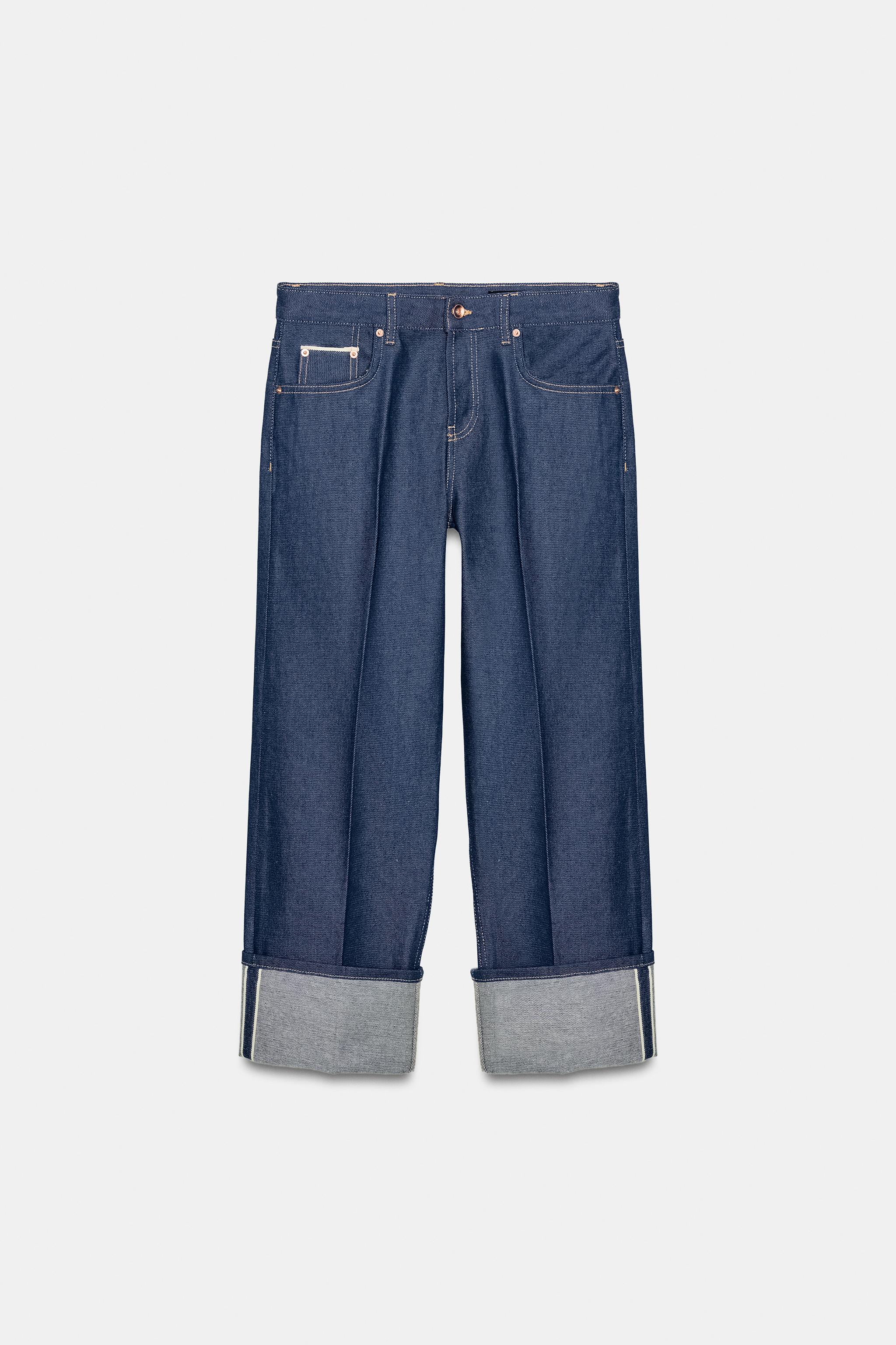 ZW COLLECTION SELVEDGE LOW-RISE JEANS