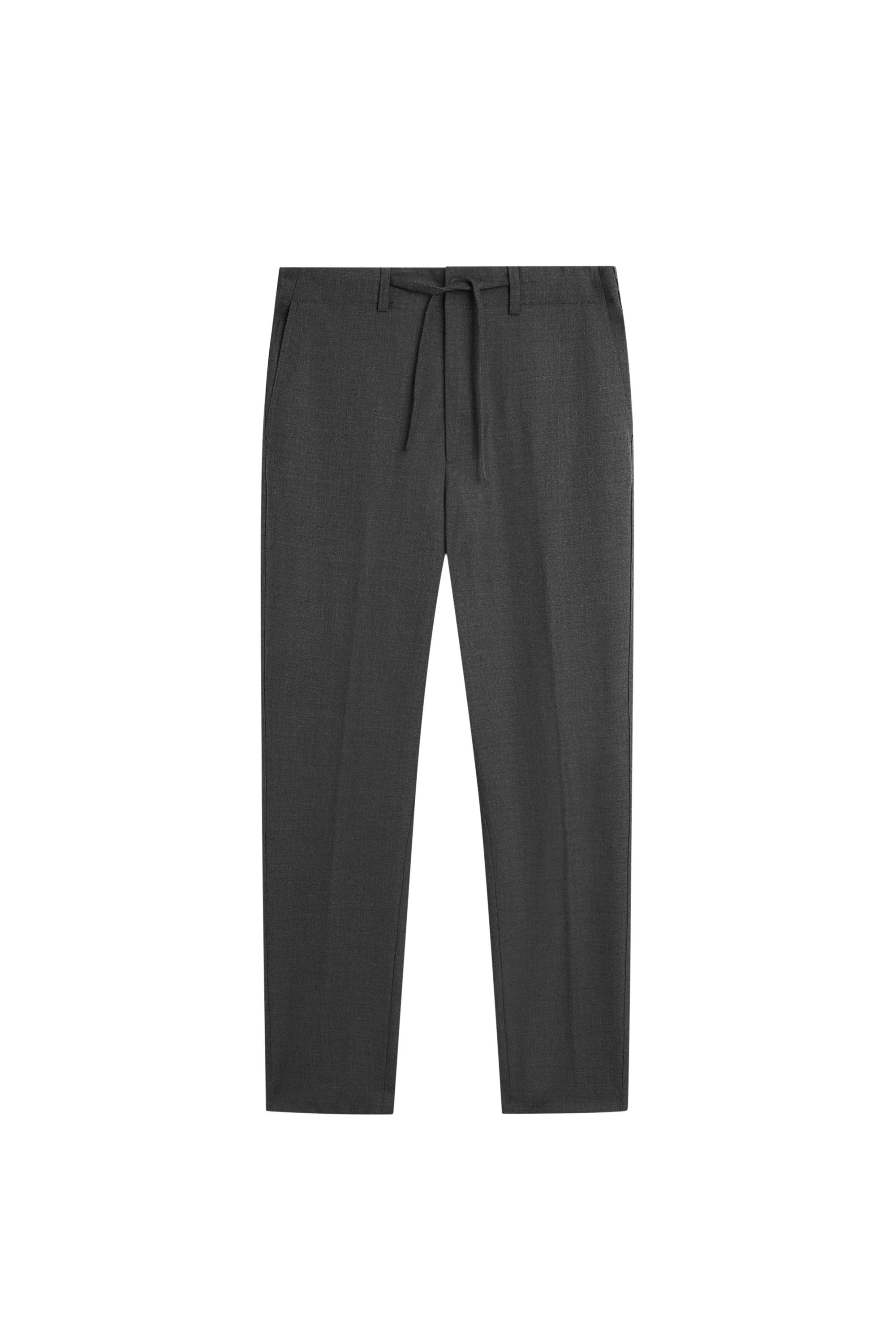 100% Cool Wool Pants — Gray