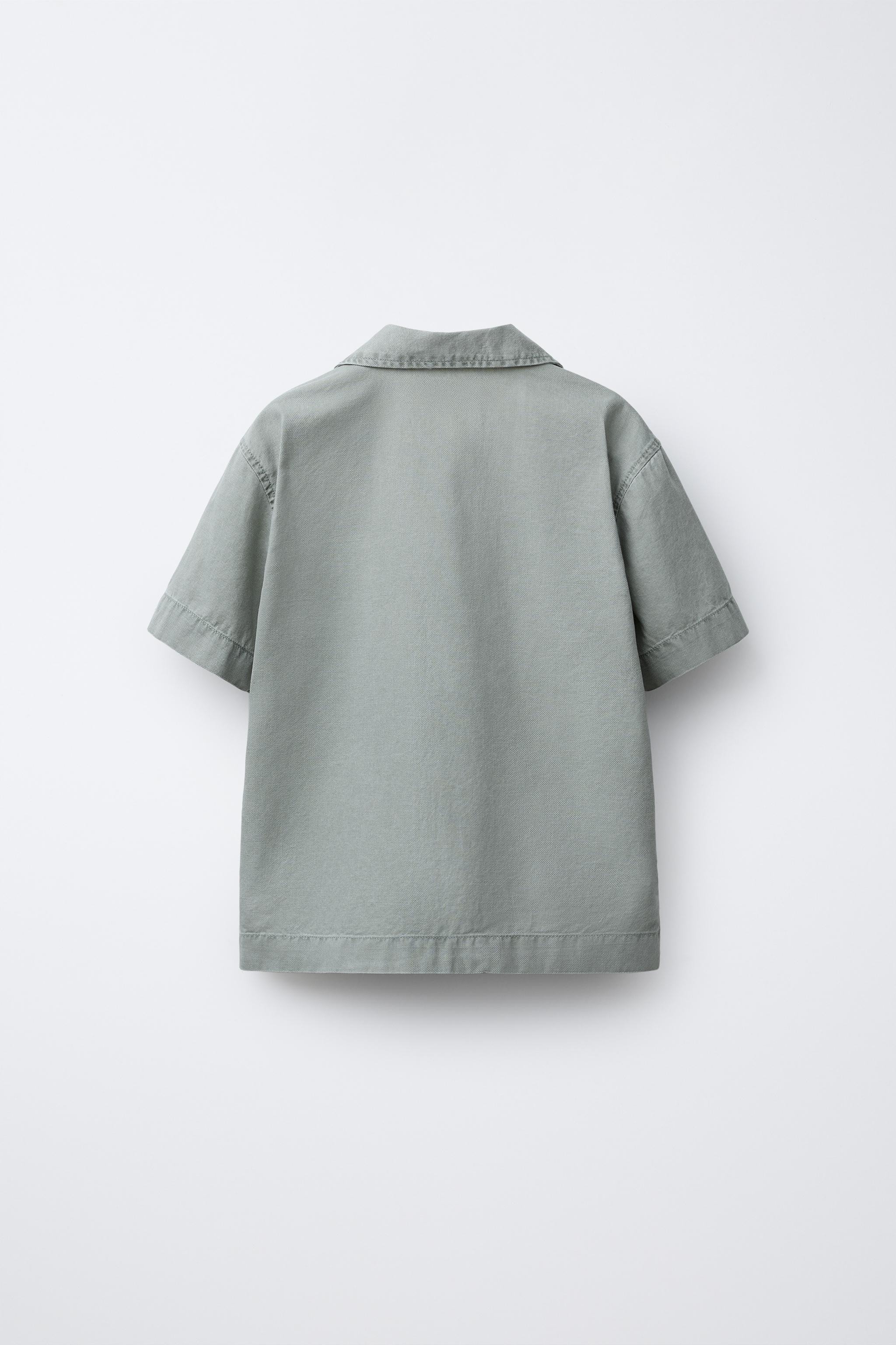 EMBROIDERED TEXT SHIRT