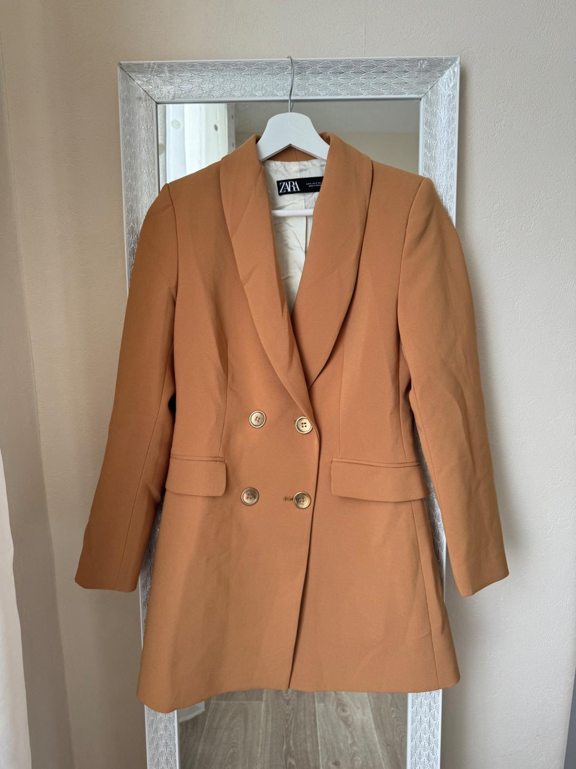 LONG DOUBLE-BREASTED BLAZER - Image 3