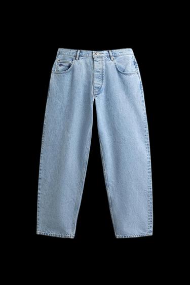 JEANS LOOSE TAPERED FIT CHAMPION ® X ZARA - Azul claro de Zara