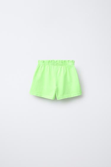 ENSEMBLE T-SHIRT ET BERMUDA IMPRIMÉ - Citron vert de Zara - Image 4