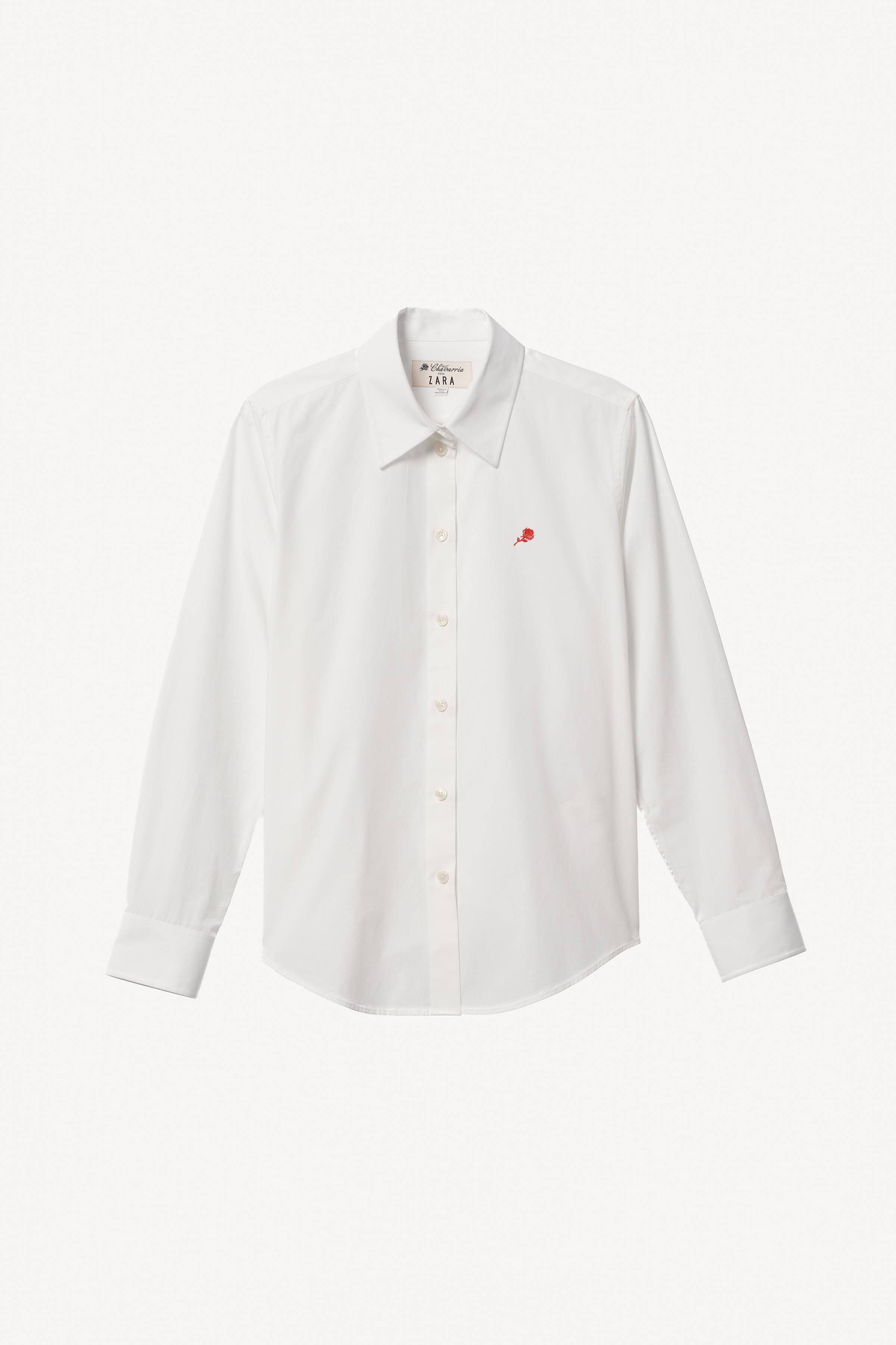 EMBROIDERED POPLIN SHIRT WILLY CHAVARRIA X ZARA