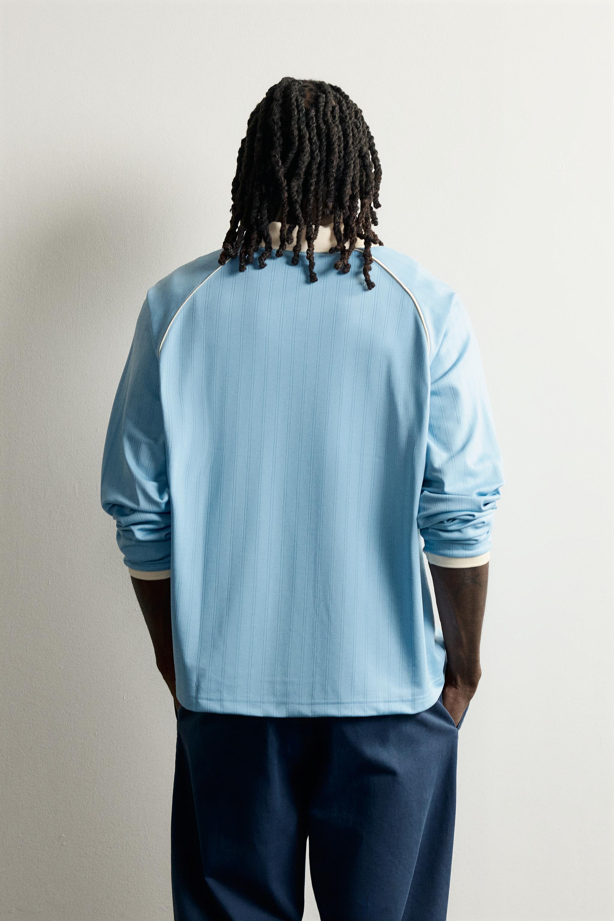 RELAXED FIT RETRO SOCCER TECHNICAL POLO