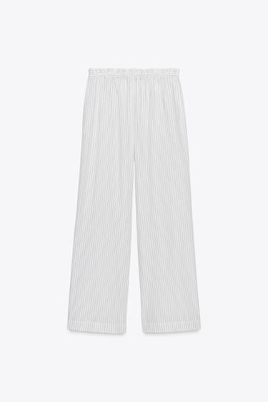 STRIPED PYJAMA TROUSERS - striped by Zara - Image 4