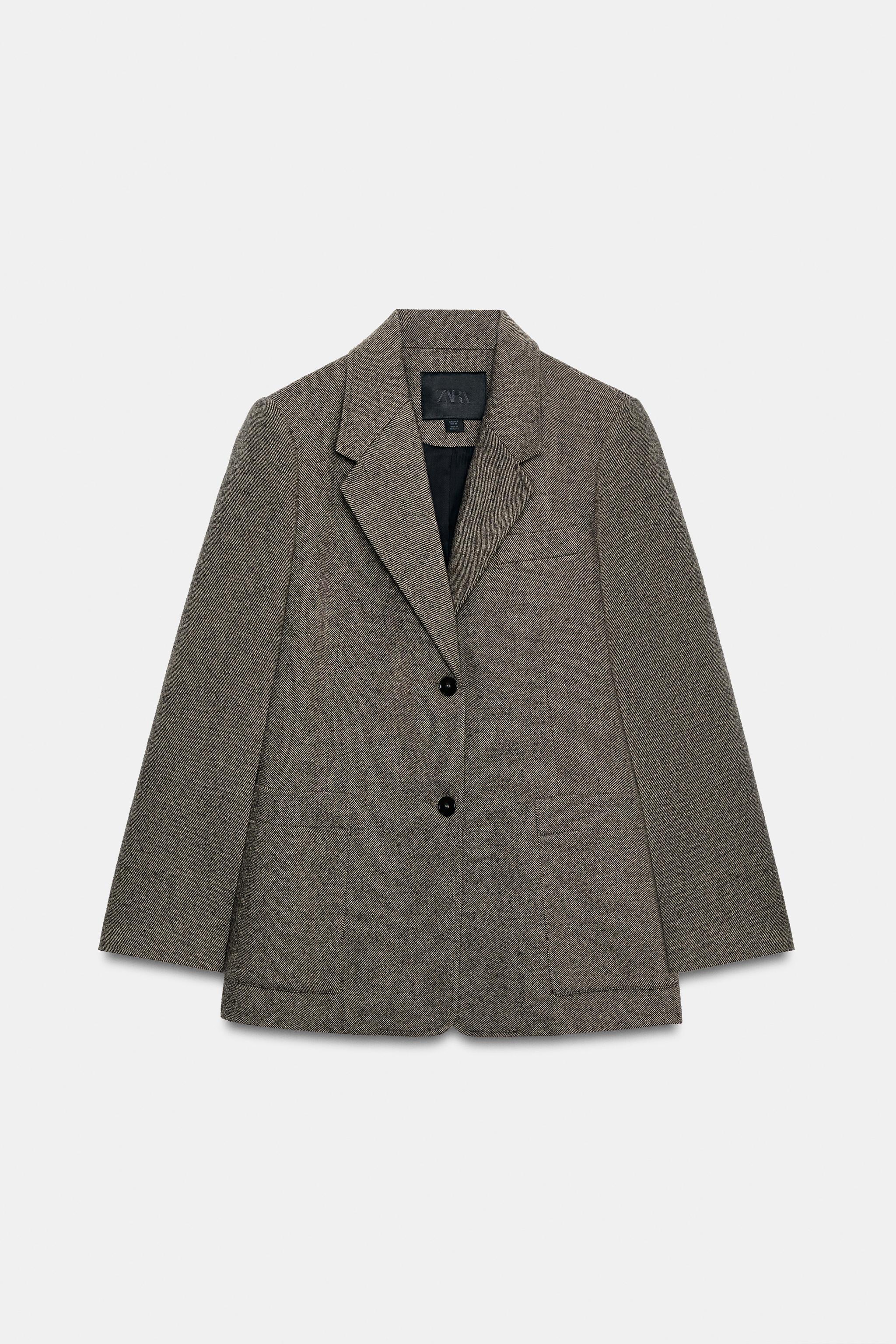 ZW COLLECTION WOOL STRAIGHT BLAZER
