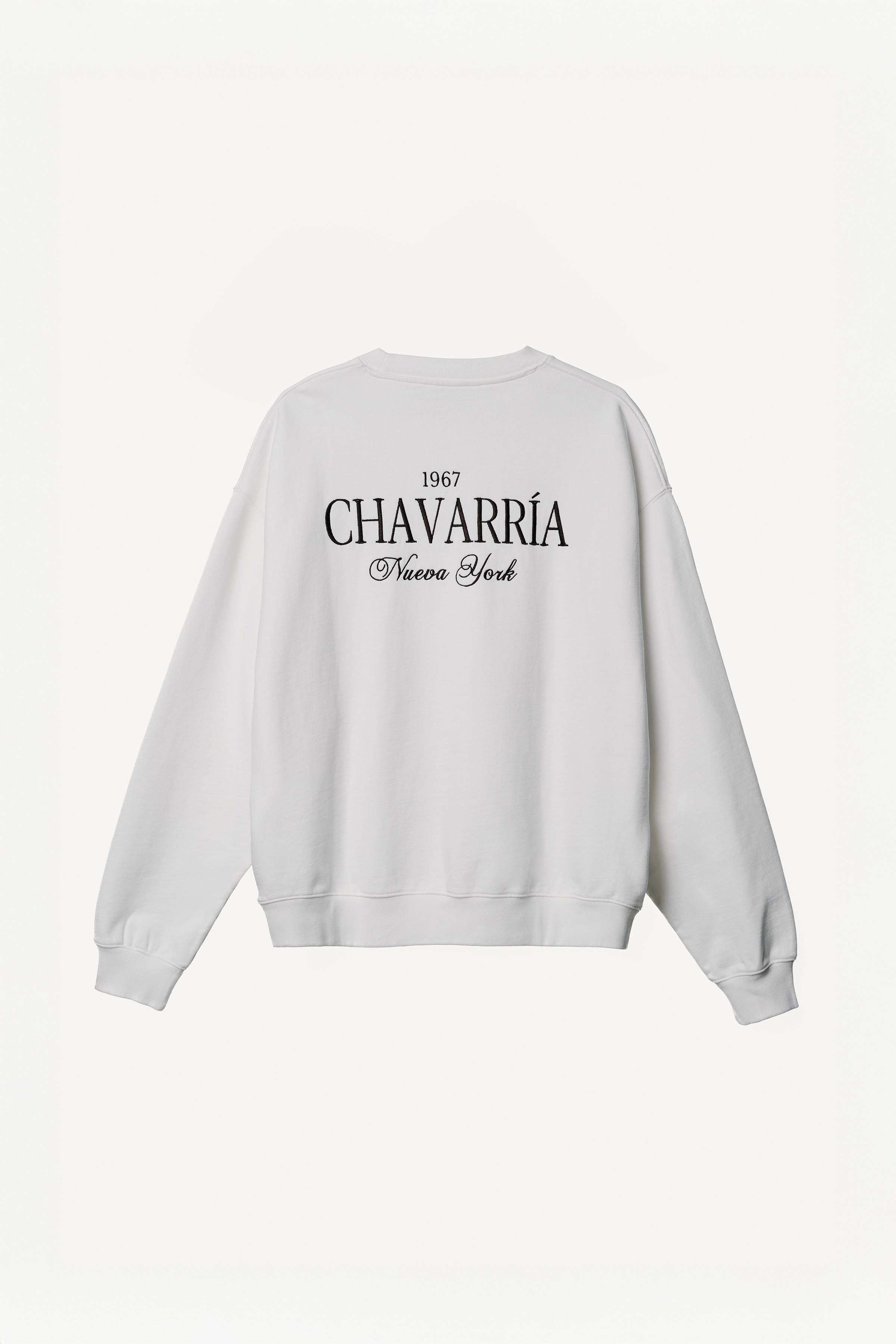 WILLY CHAVARRIA X ZARA İŞLEMELİ CREWNECK SWEATSHIRT - Beyaz | ZARA