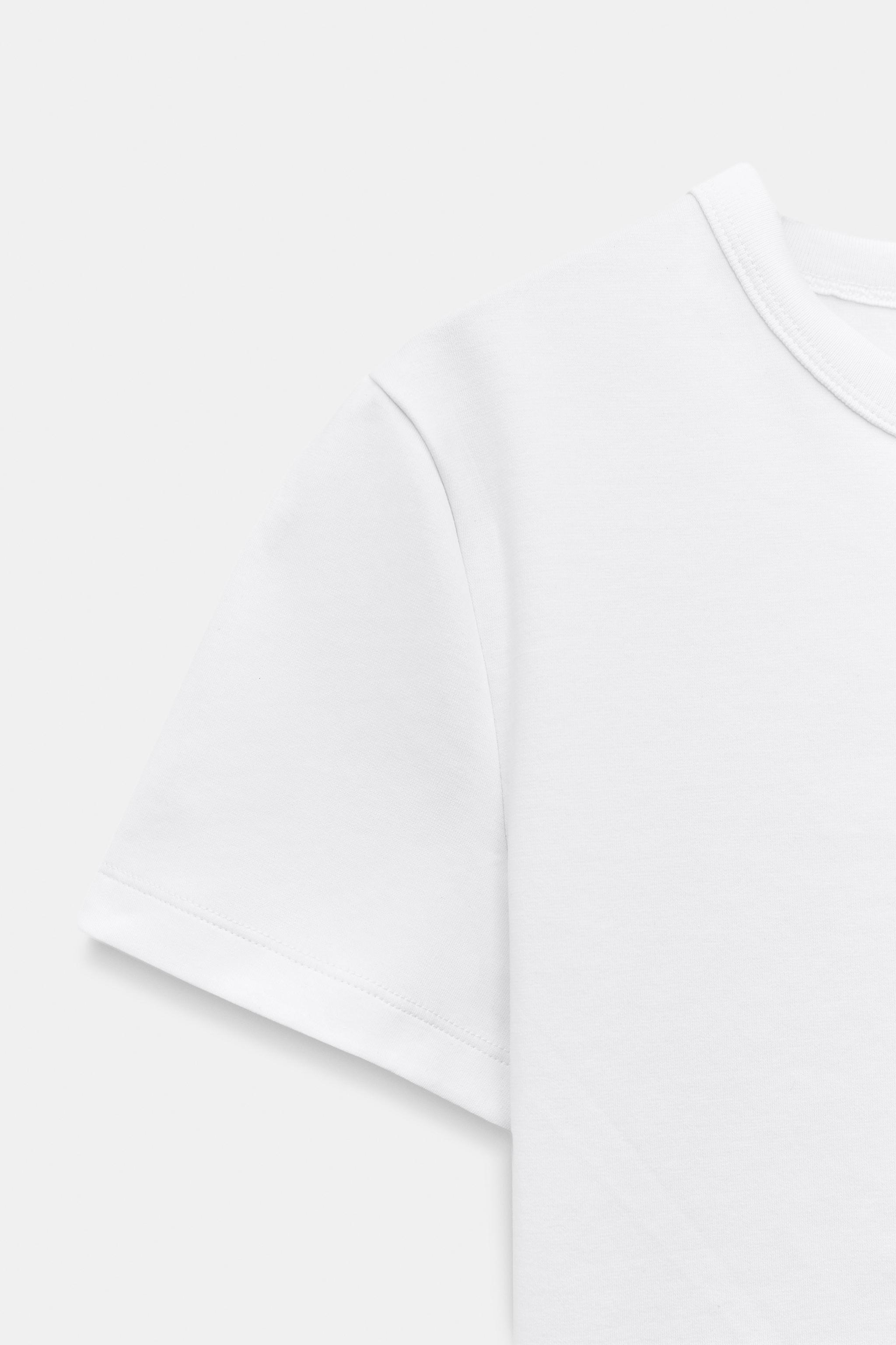 INTERLOK KISA KOLLU T-SHIRT - Görsel 7