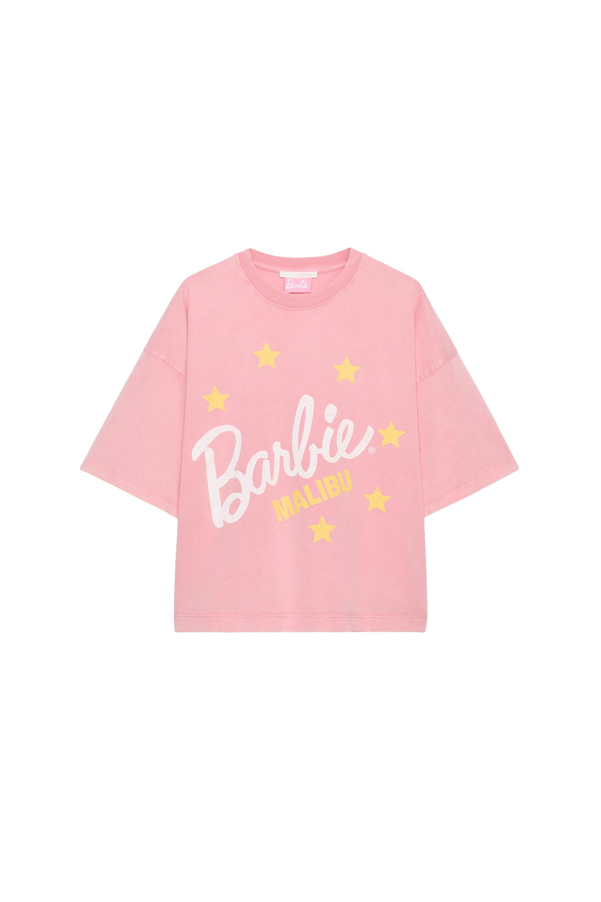 CAMISETA EFECTO LAVADO BARBIE®