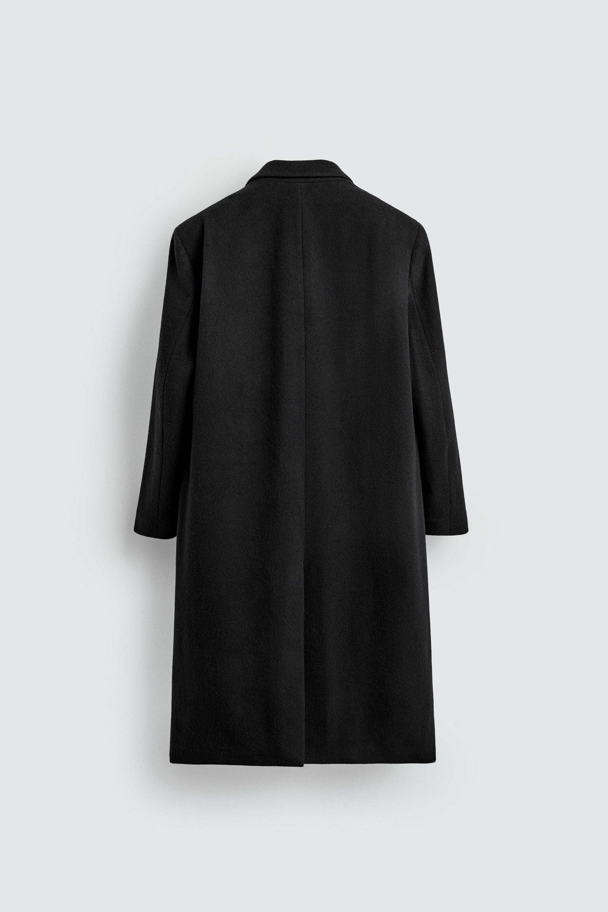 DOUBLE-BREASTED WOOL BLEND COAT AARON LEVINE X ZARA