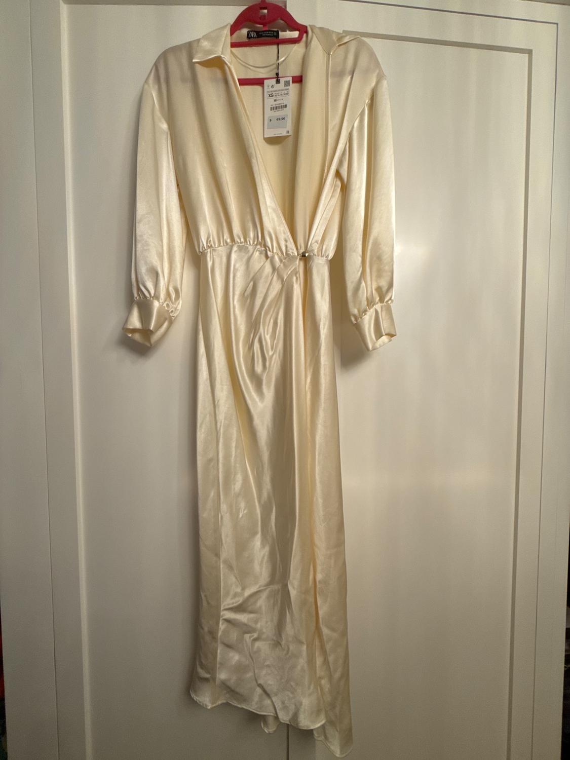 VESTIDO CRUZADO SATINADO SPECIAL EDITION