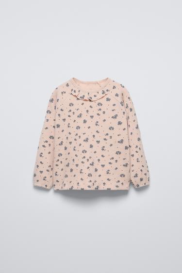 CAMISETA SOFT TOUCH FLORES - Arena de Zara