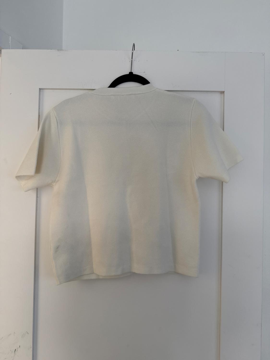 BASIC SHORT SLEEVE KNIT CARDIGAN - Image 3