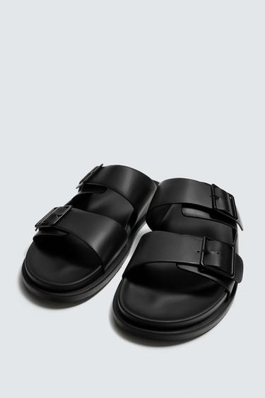 DOUBLE-STRAP SANDALS - Black by Zara - Image 4