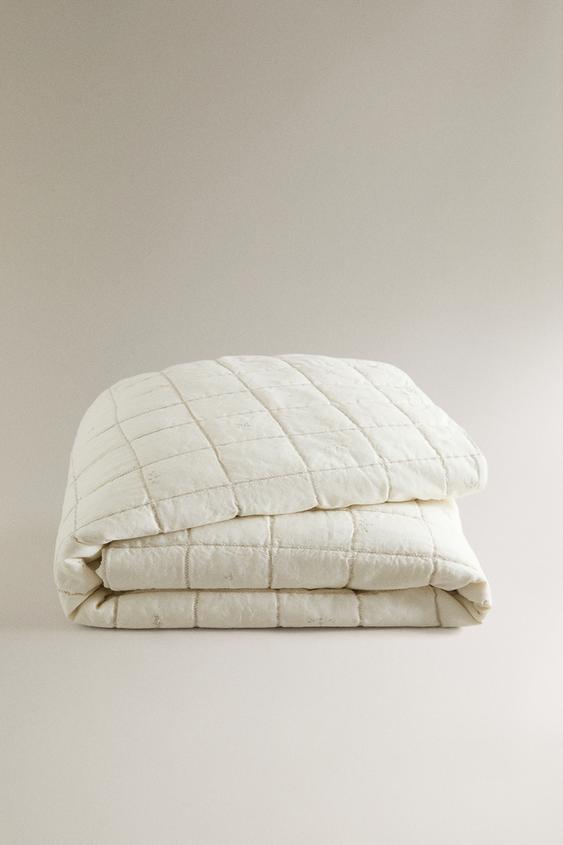 KINDERBEDSPREI PATCHWORK - Ecru van Zara - Afbeelding 0