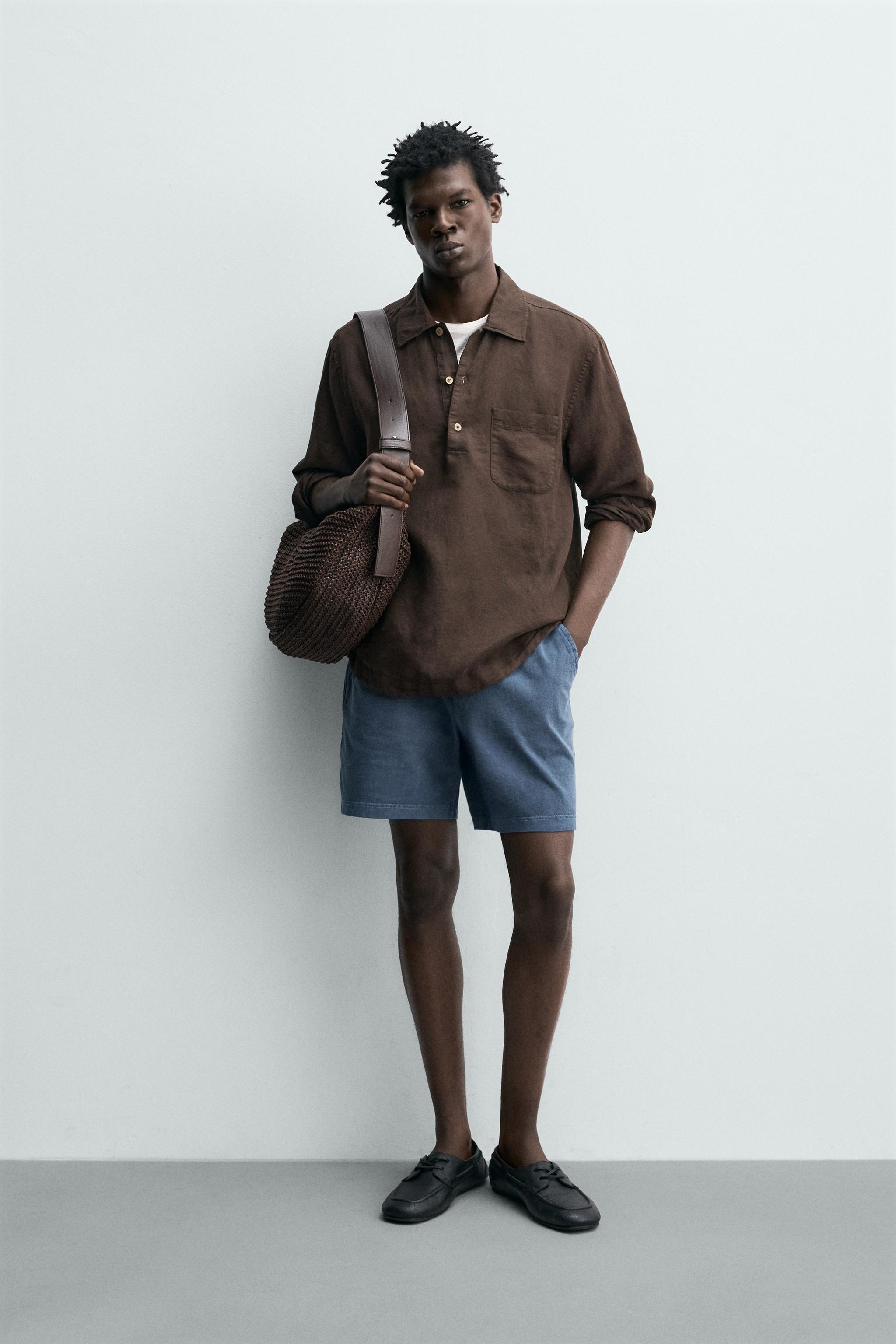 BERMUDA JOGGING EFFET DÉLAVÉ